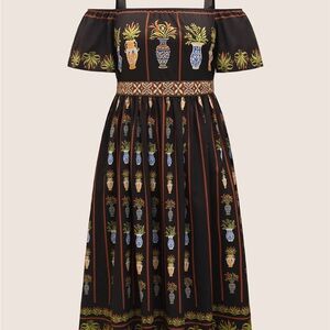 Bloomchic Ancient Vases Print Maxi Dress NWT! Sz 22/24/3x